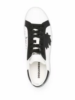 Dsquared2 baskets à imprimé feuille d'érable