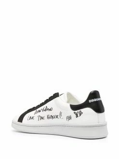 Dsquared2 baskets à imprimé feuille d'érable