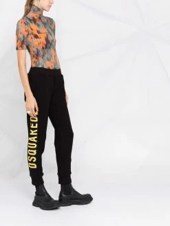 Dsquared2 pantalon de jogging à logo imprimé