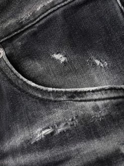Dsquared2 jean court à effet taches de peinture