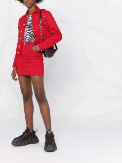 Dsquared2 minijupe en jean à effet usé