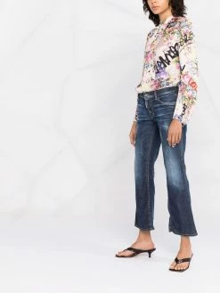 Dsquared2 blouse imprimée à fleurs