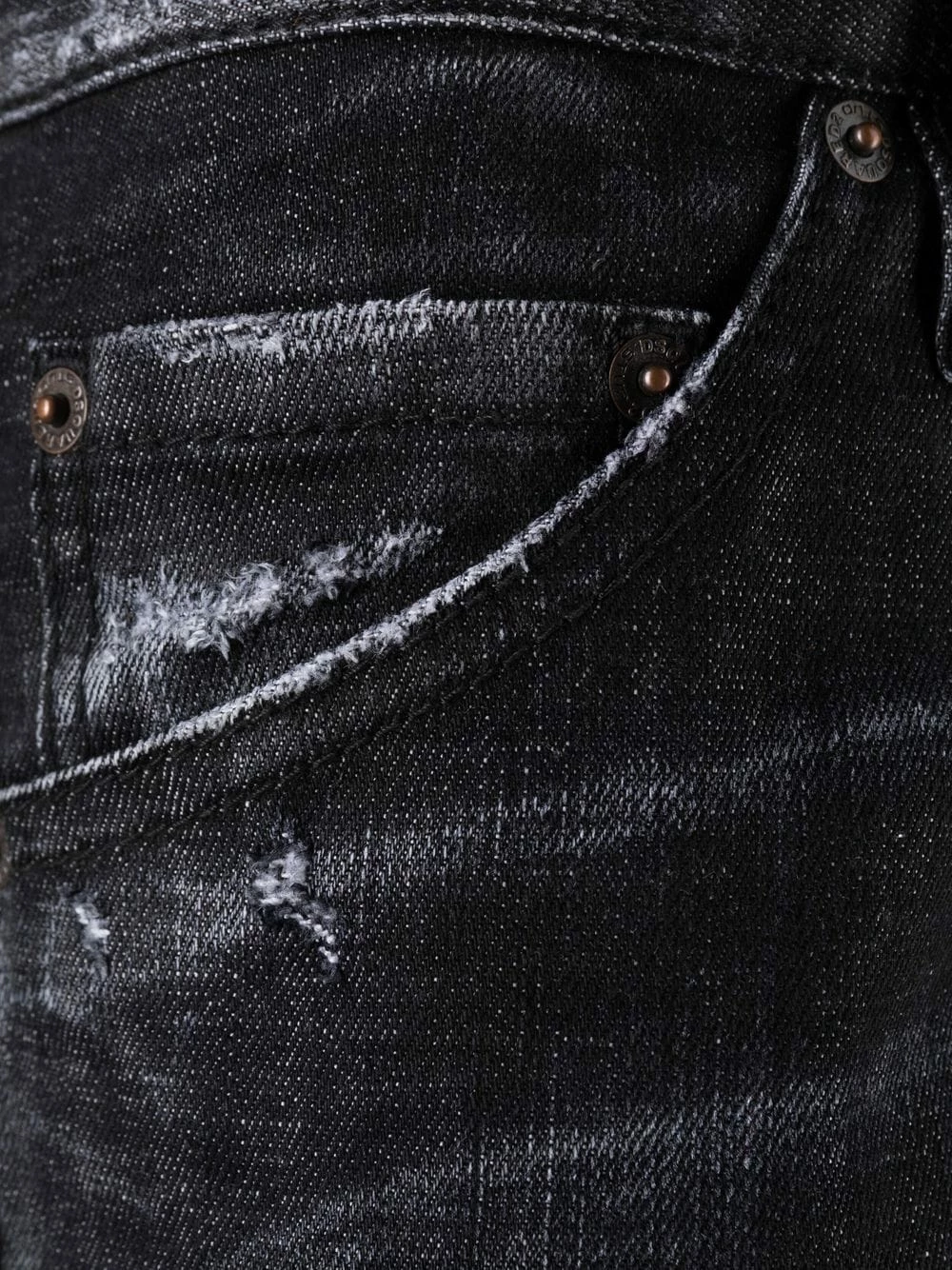 Dsquared2 Prix Incroyables Jean à logo brodé jeans regular & jeans droits homme 9 Dsquared2 jean à logo brodé