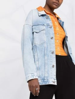 Dsquared2 veste en jean à bande logo