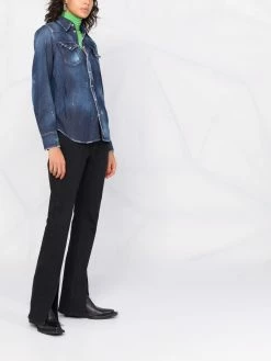 Dsquared2 chemise en jean à logo imprimé