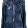 Dsquared2 chemise en jean à logo imprimé