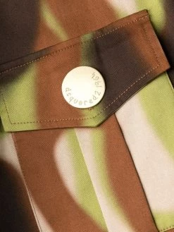 Un Tarif Préférentiel Dsquared2 Robe chemise ceinturée à imprimé graffiti robes de jour femme 17 Dsquared2 robe-chemise ceinturée à imprimé graffiti