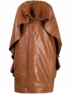 Dsquared2 robe courte à bord volanté