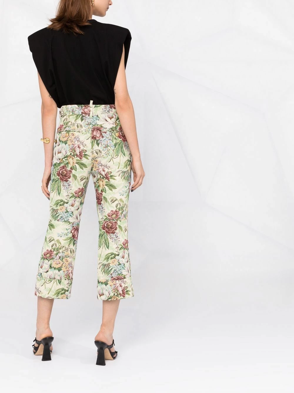 Prix Raisonnable Dsquared2 Pantalon court à fleurs pantalons raccourcis femme 8 Dsquared2 pantalon court à fleurs