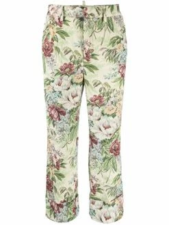 Dsquared2 pantalon court à fleurs