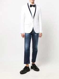 Dsquared2 blazer à bordure en ruban