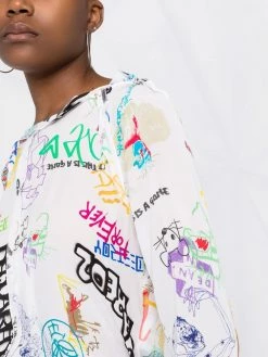 Dsquared2 blouse imprimée à manches longues