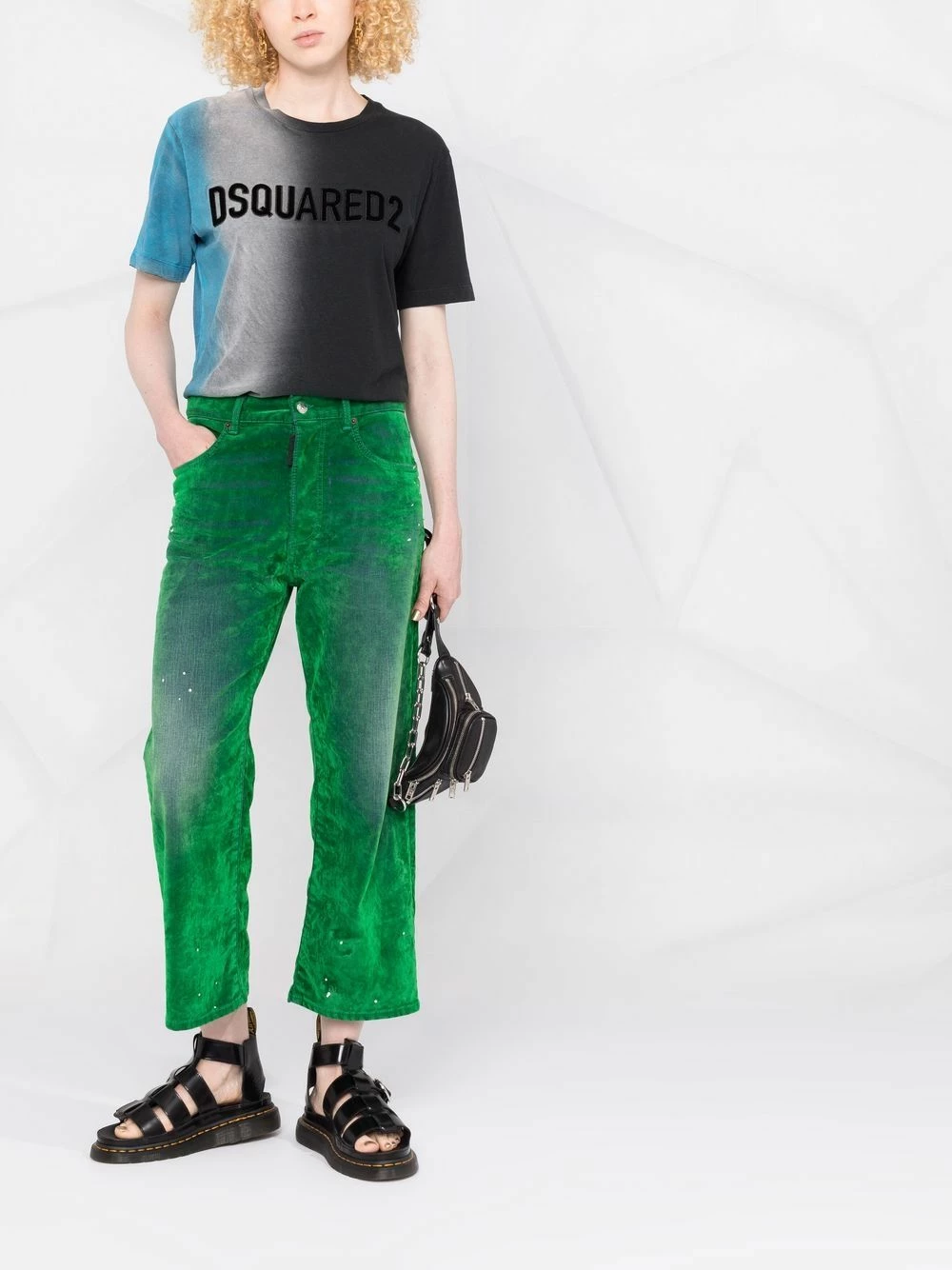 Dsquared2 Première Qualité T shirt à logo imprimé t-shirts & jerseys femme 4 Dsquared2 t-shirt à logo imprimé