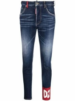 Dsquared2 jean skinny à logo imprimé