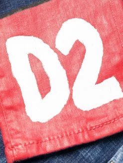 Dsquared2 jean skinny à logo imprimé