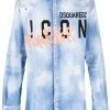 Dsquared2 chemise à imprimé graffiti