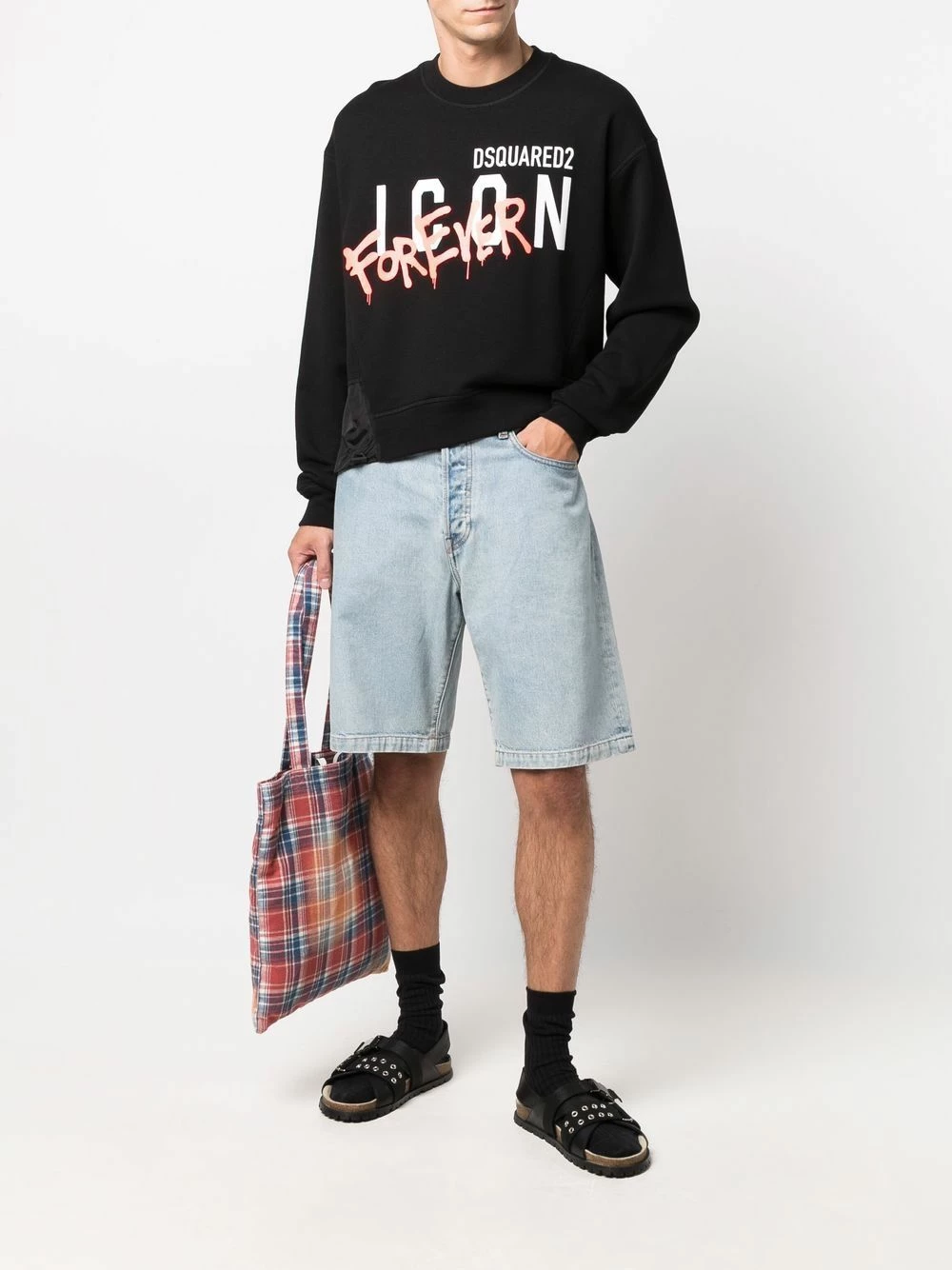 Dsquared2 Qualité Fiable Sweat à imprimé graffiti sweats homme 4 Dsquared2 sweat à imprimé graffiti