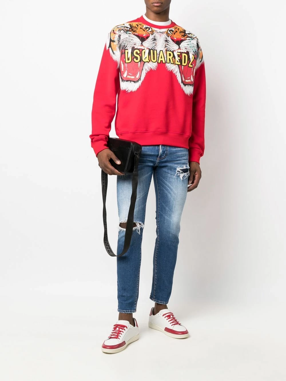 Dsquared2 Prix d’Amis Sweat à imprimé tigre sweats homme 4 Dsquared2 sweat à imprimé tigre