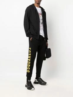 Dsquared2 pantalon de jogging à logo imprimé