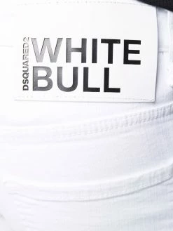 Dsquared2 jean droit à taille mi-haute