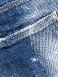 Dsquared2 jean skinny à effet délavé