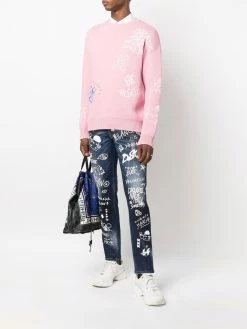 Dsquared2 jean à slogan imprimé