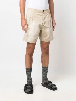Dsquared2 short chino à effet taches de peinture