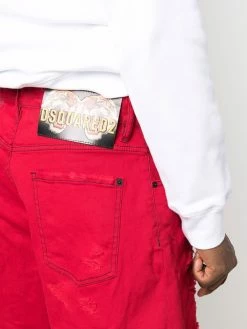 Dsquared2 Qualité garantie 100% Short en jean à effet délavé shorts en jean homme 11 Dsquared2 short en jean à effet délavé