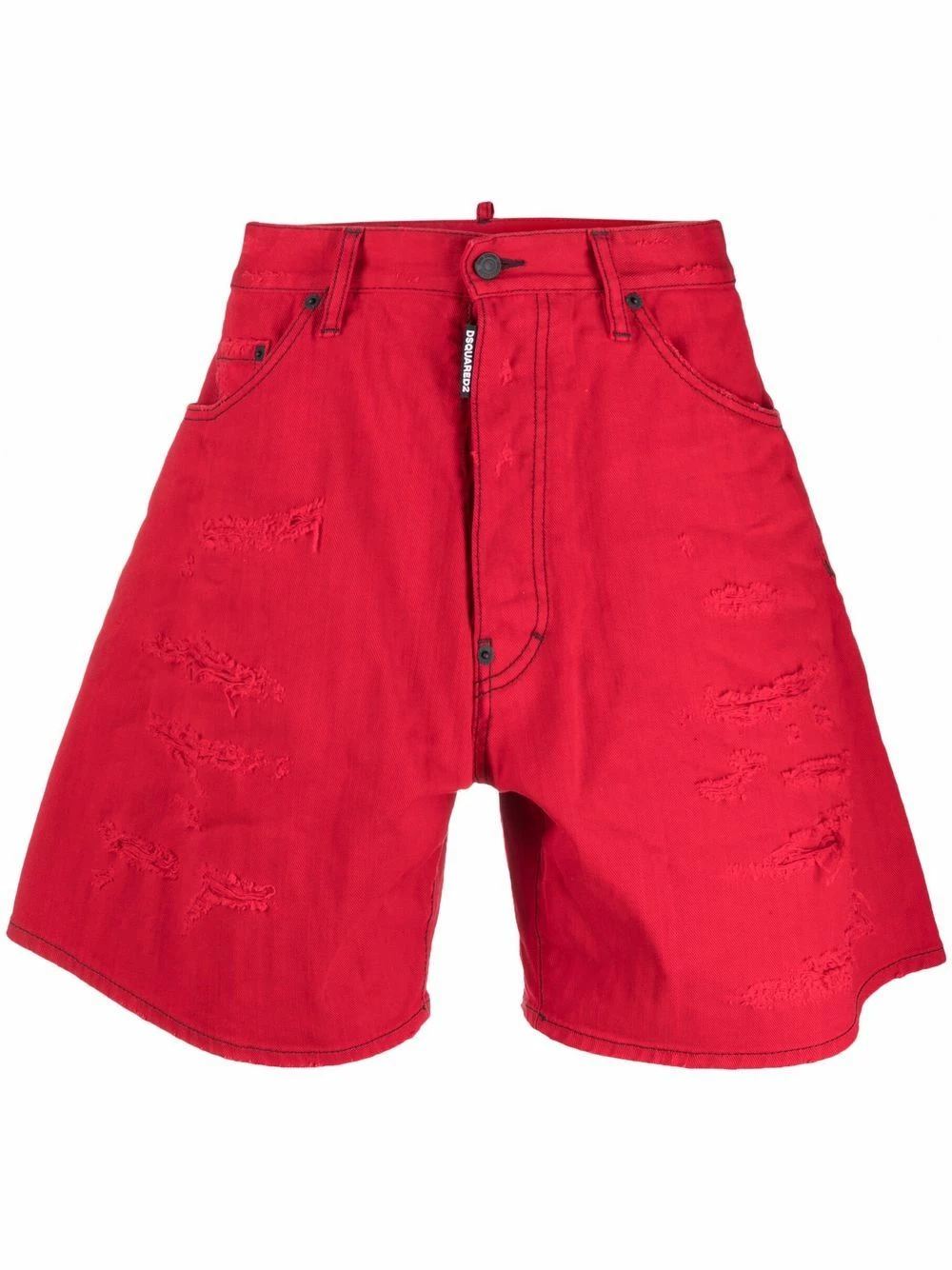 Dsquared2 Qualité garantie 100% Short en jean à effet délavé shorts en jean homme 3 Dsquared2 short en jean à effet délavé