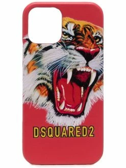 Dsquared2 coque d'iPhone 12 Pro Max à imprimé tigre