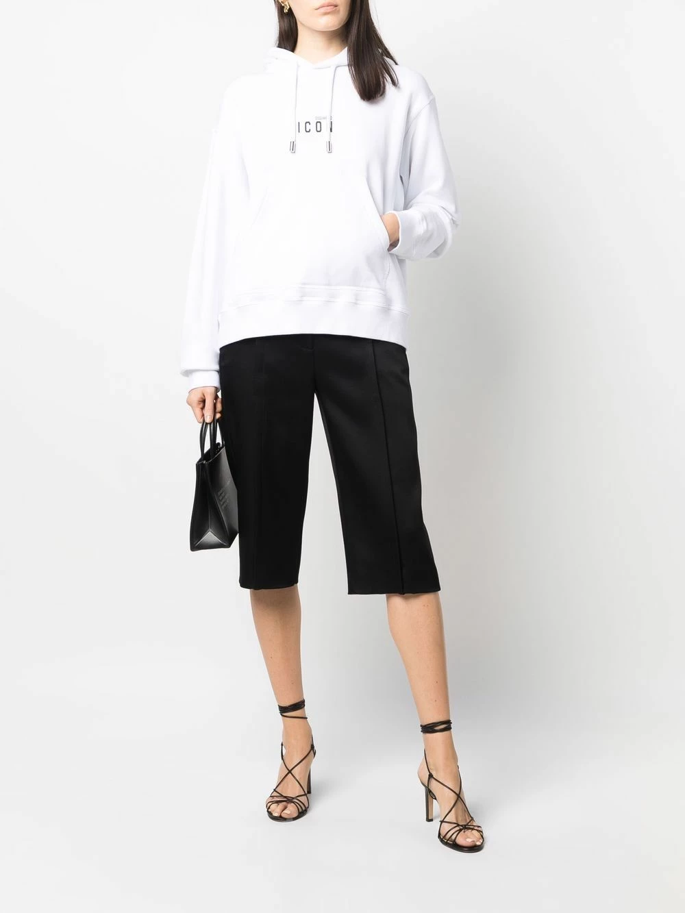 Dsquared2 Hoodie à logo imprimé Qualité Garantie hoodies femme 4 Dsquared2 hoodie à logo imprimé