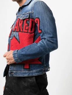 Dsquared2 veste en jean à logo