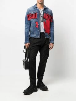 Dsquared2 veste en jean à logo