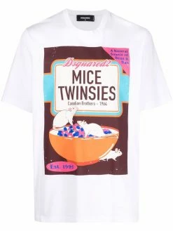 Dsquared2 t-shirt Mice Twines