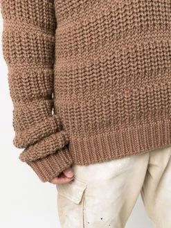 Dsquared2 pull nervuré à col v