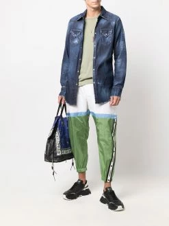Dsquared2 pantalon de jogging à design à empiècements
