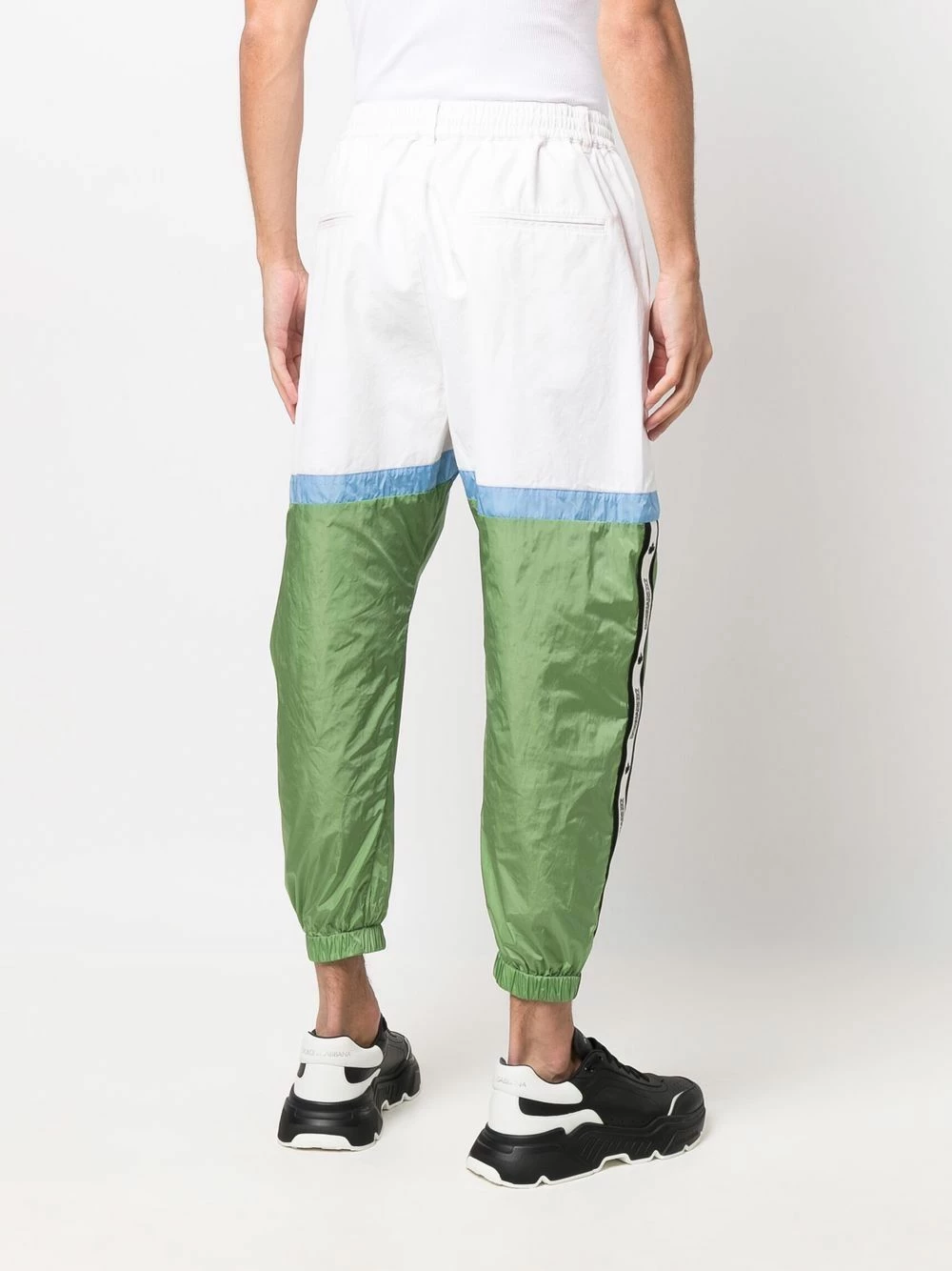 Prix Distinctifs Dsquared2 Pantalon de jogging à design à empiècements pantalons cigarette homme 6 Dsquared2 pantalon de jogging à design à empiècements