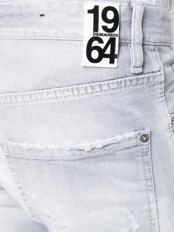 En promotion Dsquared2 Jean à effet usé jeans regular & jeans droits homme 13 Dsquared2 jean à effet usé