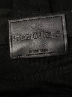 Dsquared2 jean droit à taille mi-haute