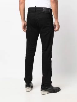 Dsquared2 jean droit à taille mi-haute