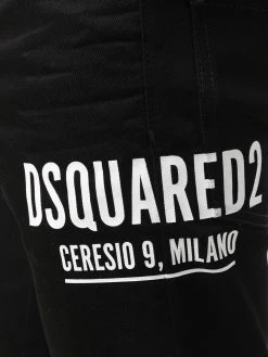 Dsquared2 jean droit à taille mi-haute