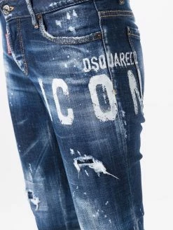 Authentique 100% Dsquared2 Jean skinny à logo imprimé jeans skinny femme 13 Dsquared2 jean skinny à logo imprimé