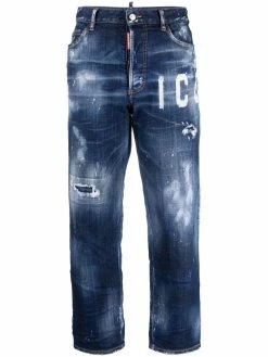 Dsquared2 jean skinny à logo imprimé