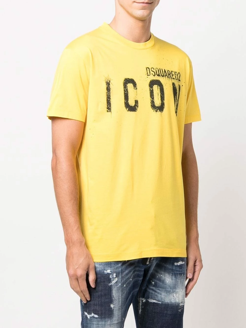 Dsquared2 Prix Préférentiel T shirt à logo imprimé t-shirts homme 5 Dsquared2 t-shirt à logo imprimé