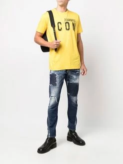 Dsquared2 Prix Préférentiel T shirt à logo imprimé t-shirts homme 8 Dsquared2 t-shirt à logo imprimé