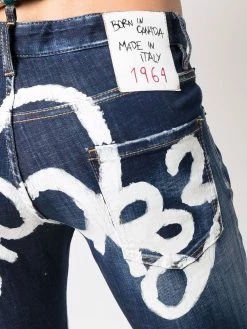 Dsquared2 jean slim à logo imprimé