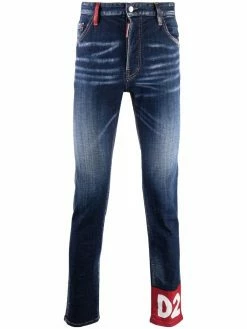 Dsquared2 jean slim à logo imprimé