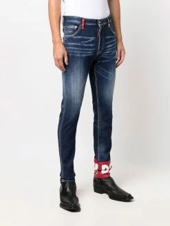 Dsquared2 jean slim à logo imprimé