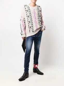 Dsquared2 jean slim à logo imprimé