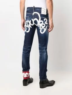 Dsquared2 jean slim à logo imprimé